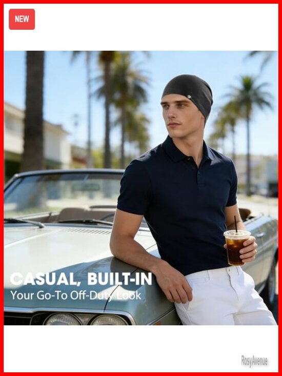 3 Pack Cooling Skull Cap Soft Slouchy Beanie Unisex main image 5